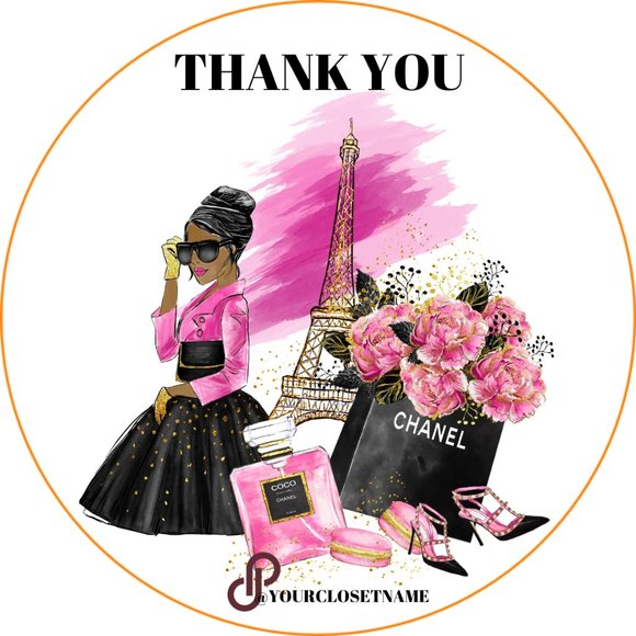 Thank you Packaging Round Stickers Label - Picture 3 of 15